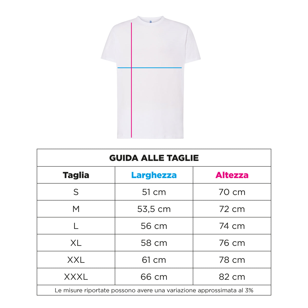 T shirt CABIANCA VERTICAL