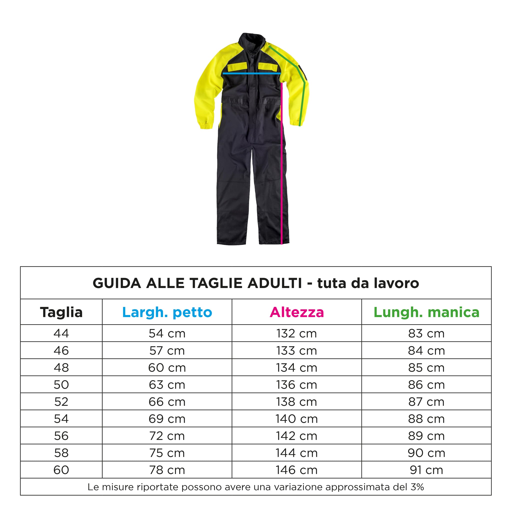 Tuta da lavoro GOMIERO FARM 4cromia