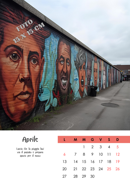 CALENDARIO da TAVOLO 15X21 CM