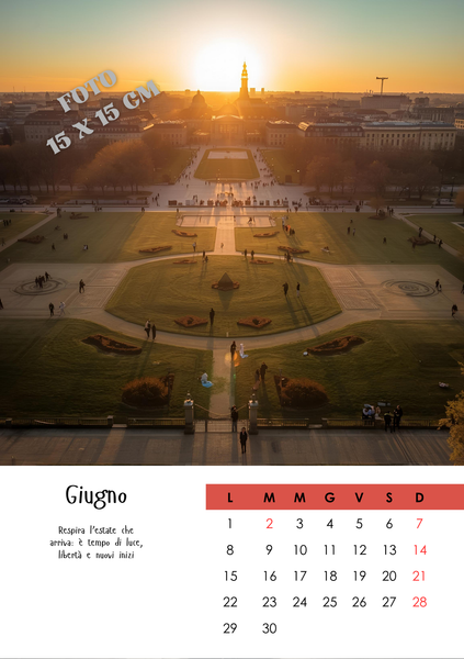 CALENDARIO da TAVOLO 15X21 CM